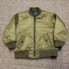 オリーブ MA-1スタイルジャケット