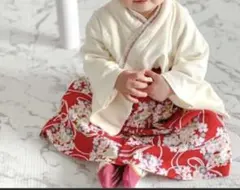 Sweet Mommy 和柄 2WAY 袴ロンパース