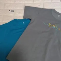 160 mont-bell WIC-T 2枚セット キッズ Tシャツ