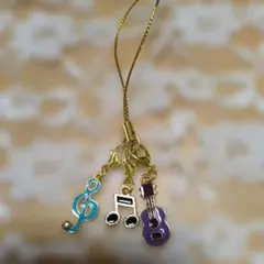 音楽モチーフ チャームセット ギター 音符