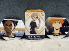 ハイキュー!! 赤葦京治・月島蛍・日向翔陽 缶バッジ3点セット