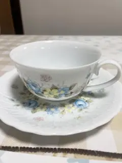 花柄カップとソーサーセット 6個
