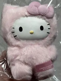サンリオハウス フラッフィー ハローキティー チャーム PEACH ピンク