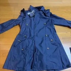 レインコート　カッパ　紺