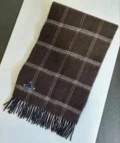 Vivienne Westwoodカシミヤ100% マフラー 格子柄 極美品