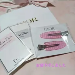 ディオール　ノベリティ　ヘアクリップ