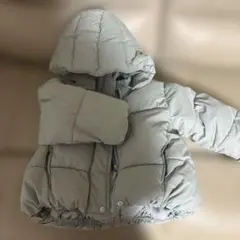 BREEZE ダウンコート サイズ110 ライトグレー