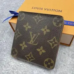 ルイヴィトン 折り財布 モノグラム レザー ブラウン 茶色