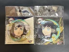 鬼滅の刃　時透無一郎　グリッター缶バッジ　2点セット　柱　ジャンプショップ