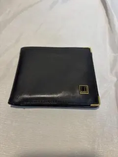 dunhill 二つ折り財布 ブラック ゴールド金具