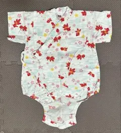 ベビー 甚平 ロンパース 金魚柄 70cm 女の子