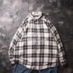 Faded Glory ネルシャツ チェック　コットン　レトロ