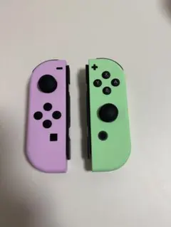 【純正/美品】Joy-Con(L) パステルパープル/(R) パステルグリーン