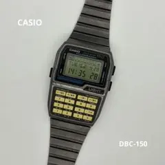 【美品】CASIO　DATABANK　データバンク　DBC-32　イエロー DATABANK CASIO カシオ データバンク 腕時計 DBC-32C-1B 海外モデル