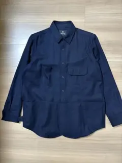 希少 SnowPeak FEILD WOOL SHIRT ネイビー M シャツのサムネイル