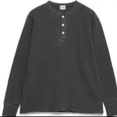 sale!【韓国】SATURウォンビン着用 ワッフルヘンリーネックTシャツ L