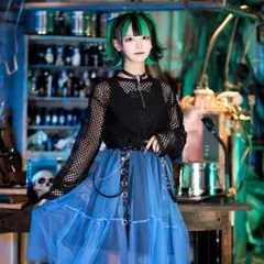 【土日値下げ】リッスンフレーバー あると便利なメッシュあみあみロンT　メッシュのサムネイル