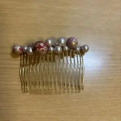 和風パールのかんざし　簪　小物
