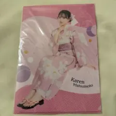 FRUITS ZIPPER　浴衣すきくじ　松本かれん　クリアファイル（5連特典）