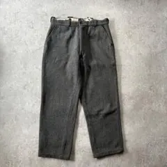 30s エルエルビーン ヴィンテージウールスラックス チャコールグレー 36w