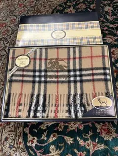 2個セットバーバリー Burberrys 純毛毛布 ラムMIX 140×200 - メルカリ