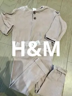 H&M ベビーオーガニックコットン セットアップ 86【最終値下げ】