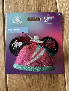 香港ディズニー★20周年　パーティー　イヤーハット　バッグチャーム