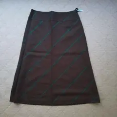 レディース　茶系 台形フレアースカート