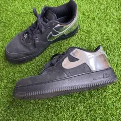 NIKE Air Force 1 ブラック シルバー 星型チャーム