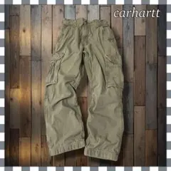 s*♪様 カーハートリラックスフィット コットンツイルカーゴワークパンツ W31