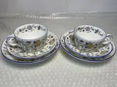 MINTON ミントン ハドンホール　カップ&ソーサー ブルー