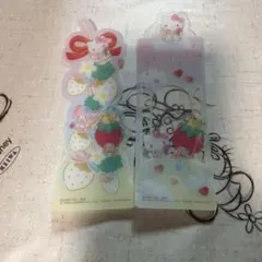 サンリオ ハローキティ ピアノ いちごの王様 しおり 2枚セットのサムネイル