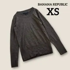 【上質】バナナリパブリック メリノウール ニット XS メンズ 細身 薄手のサムネイル