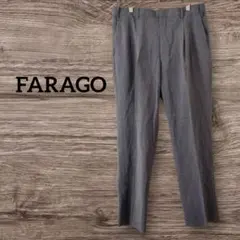 ✨１点限り✨FARAGO グレー チェック柄 カジュアルパンツ ボトムス
