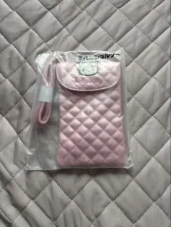 ハローキティ キルティング スマホショルダーバッグ