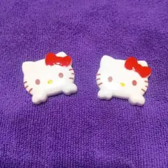 ハローキティ ナンバープレート ボルトキャップ 2セット - メルカリ