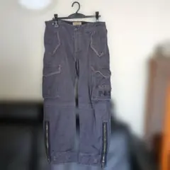 PURPLE AND YELLOW グレー カーゴパンツのサムネイル
