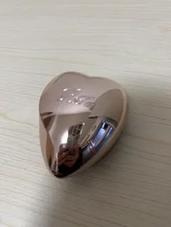 ハート型ローズゴールドヘアブラシ