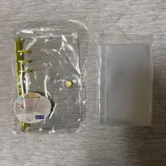 推し色マルチ手帳　シール帳　A6サイズ　イエロー　リフィル付き