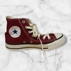 コンバースオールスターワインレッドハイカット スニーカー２４センチ