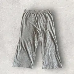 レディースパジャマ ロングパンツ 長ズボン (L) グレー