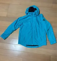 adidas フード付きジャケット 水色のサムネイル