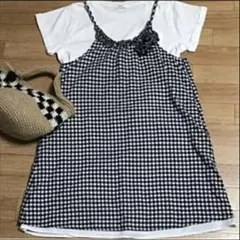 on the couche ワンピース　キャミワンピース　チェックキャミワンピ