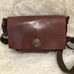 パイロットリバー レザー ショルダーバッグ ブラウン系のサムネイル