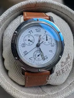 【超美品/ビンテージ/入手困難】HERMES クリッパー クロノグラフ 腕時計のサムネイル