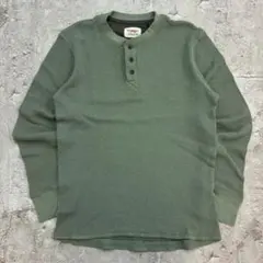 A*i様 Wrangler　ヘンリーネック　サーマルカットソー　S　グリーン　無のサムネイル
