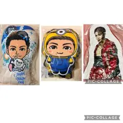 三代目フェイスタオル 三代目 ビッグタオル 岩田剛典缶バッジ 登坂広臣