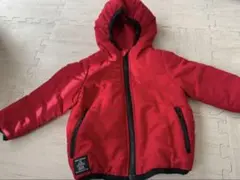 赤い中綿コート Mサイズ フード付き