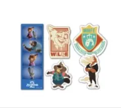 ズートピア2 happyくじ　K賞　ステッカーセット