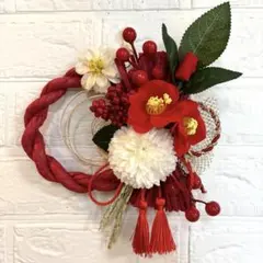 No.72 しめ縄リース　お正月飾り